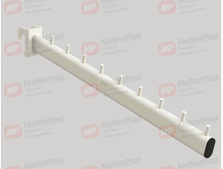 W-M940 Кронштейн наклонный на овал трубу 9 штырьков белый