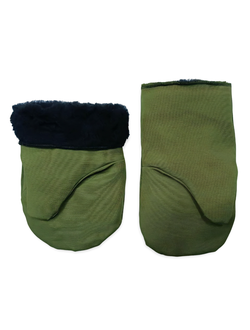 Варежки/ верхонки зимние #HX-B1 (материал:  плотная смесовая ткань/ утеплитель:  искусственный мех) цена указана за  5 пар