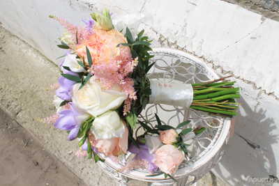 Букет невесты & Бутоньерка № 1327