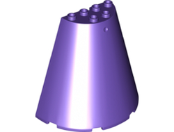 Cone Half 8 x 4 x 6, Dark Purple (47543 / 6059029)