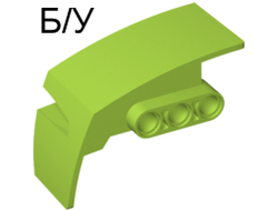 ! Б/У - Technic, Panel Car Mudguard Right, Lime (61070 / 4518814 / 6097769) - Б/У