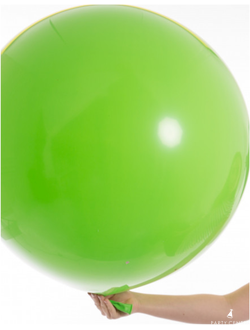 Шар гигант (лайм) с надписью