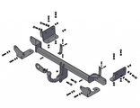 Фаркоп на Хёндай Солярис седан / хетчбэк 2010-2016г.в.