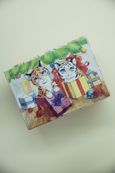 Комплект ёлочных игрушек "Тигрята"