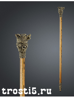 трость палка с набалдашником с флягой
