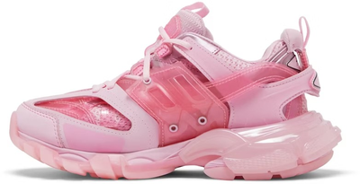 Balenciaga Track Trainers Clear Sole In Pink женские
