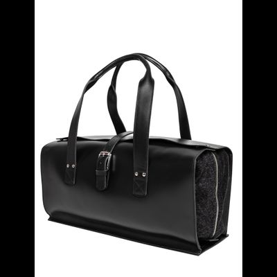 Кожаная дорожная сумка Gavardo Premium black (арт. 
4043-51)