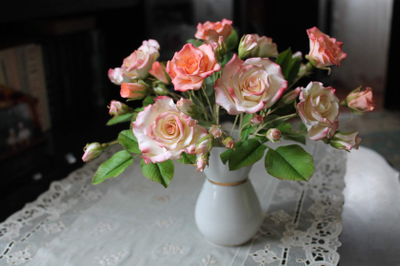 Букет из полимерной глины "Love"