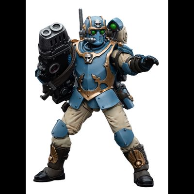 Имперская гвардия - Отпрыски Темпестус - 55-й полк Каппа-Орлов (Warhammer 40k) - КОЛЛЕКЦИОННАЯ ФИГУРКА 1/18 Astra Militarum Tempestus Scions Squad 55th Kappic Eagles Plasma Gunner (JT5048) - JOYTOY