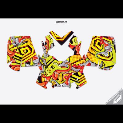 Наклейки на снегоход Polaris PRO RMK 2011-2015 #230