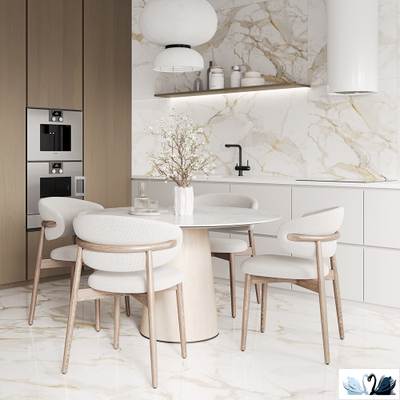 Керамогранит Italica Calacatta Superior 60х60 см белый полированный