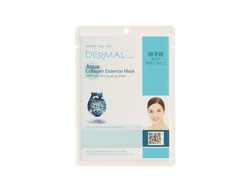 Dermal Aqua Collagen Essence Mask / Dermal Тканевая маска с морской водой и коллагеном (23 г)