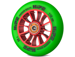 Продажа колес HIPE H01 (Green/Red) для трюковых самокатов в Иркутске