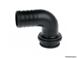 Фитинг 1" угловой 90°; ёлочка 25 мм.