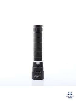 Фонарик для дайвинга Yupard-SH, три L2-1200Lm, скольз.выкл /желтый, Ак26650