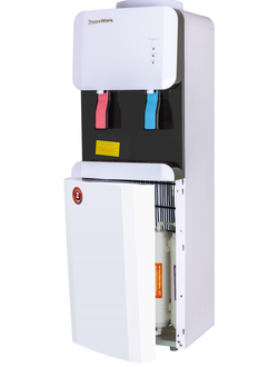 Пурифайер Aqua Work 105-LR/SF+F бело-черный с нагревом и компрессорным охлаждением