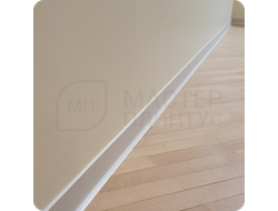 Плинтус ХДФ Dollken S100 100мм Х 2,575 м 1013/5012 Белый в интерьере 1