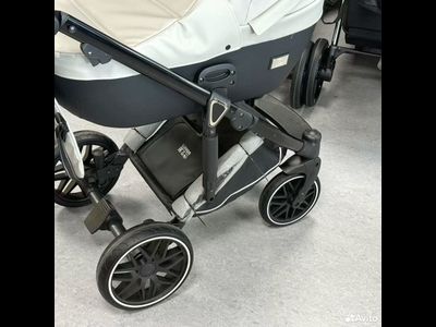 Детская коляска 3 в 1 Luxmom F2 Серый (Экокожа)