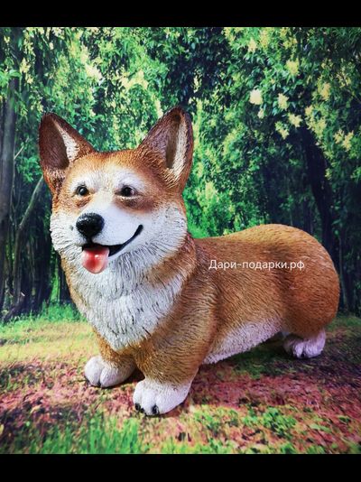 КОРГИ 40*37*21см полистоун Россия  3798/012309* Любимцы королевской семьи Елизаветы II в Англии