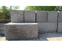 Керамзитобетонный блок полнотелый строительный СКЦ-1ПРП, ГОСТ 6133-99, 390х190х190 мм