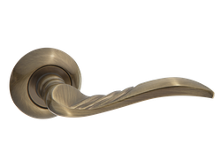 Ручка дв. PUERTO  "AL 505-08" AB, бронза античная