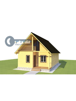 Д-16 ДАЧНЫЙ ДОМ ИЗ БРУСА:ГАБАРИТНЫЕ РАЗМЕРЫ: (10.5Х6М), ОБЩАЯ ПЛОЩАДЬ: 102М²