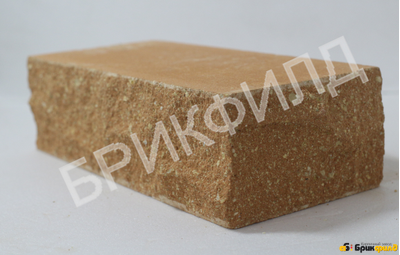 Имитация природного камня "Дикий камень" тычок+ложок. Персик. Кирпичный завод Брик Филд