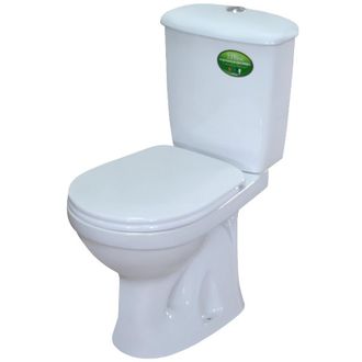 Унитаз-компакт Суперкомпакт белый с выпуском в пол