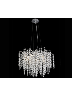 07871-80 16 Люстра Шанти серебро G9 10*7W (led лампы 7W (4000K) в комплекте)