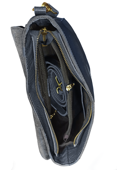 (АРТИКУЛ: 9980/0/32) СУМКА ЖЕНСКАЯ НЕБОЛЬШАЯ, НАТУРАЛЬНАЯ КОЖА, СИНЯЯ, РЕМЕНЬ ЧЕРЕЗ ПЛЕЧО