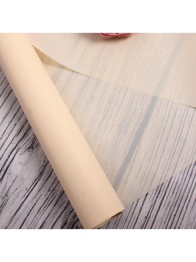 Тишью пленка в рулоне 25мкм (бежевая), 58см*10м