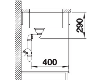 Мойка Blanco Andano 400-U