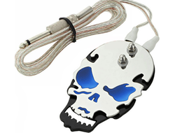 Педаль ножная Skull W-003 blue