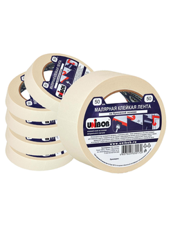 Лента малярная 50мм*50м (1 уп.- 24 шт) (проверено)