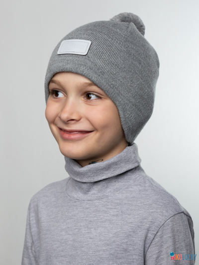 Шапка 24201-02 х/б подклад, серый 54-56