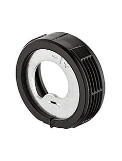 Навес врезной регулируемый D35х12 мм пластик (черный)