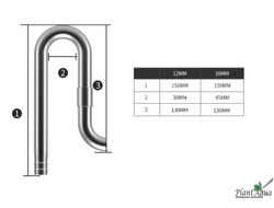 WYIN METALL JET PREMIUM X0901 ECO - Выходной патрубок 13мм и нержавеющей стали