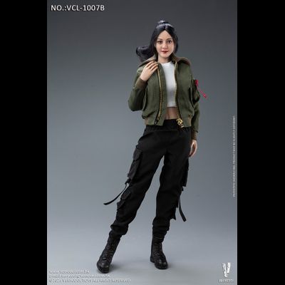 Женский комплект с курткой (оливковая) - 1/6 Fashion Jacket Set (VCL-1007B) - VERYCOOL
