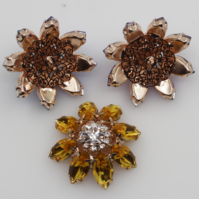 ПУГОВИЦЫ ДЕКОРАТИВНЫЕ СО СТРАЗАМИ Dolce&Gabbana, 31 мм. 50 шт. Р-0073. Цвет: красный