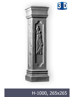 TMB-03 тумба опорная для балюстрады из композитного материала
