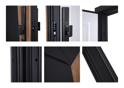 Стальная дверь   Макс 3D (биометрический замок Y12). Заказная модель.