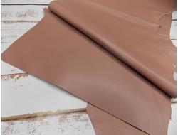 Кожа натуральная (овчина) А4 цвет кофе с молоком