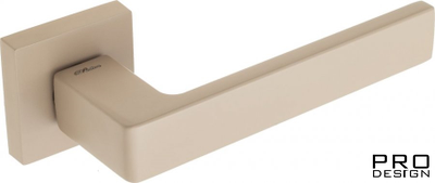 Дверная ручка на квадратном основании Fratelli Cattini "BOOM" 8-MT тортора