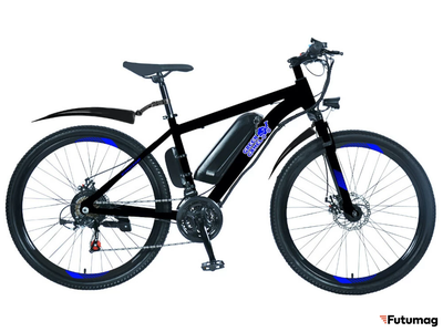 Электровелосипед GreenCamel Класс А (R27,5 350W 10Ah) 7 скоростей синий