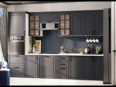 Кухня &quot;Николь&quot; графит 3 метра (Росток)