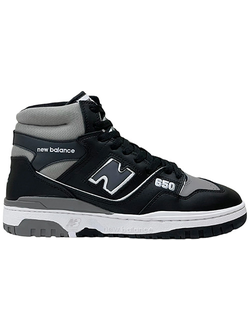 New Balance 650 Black Grey с мехом