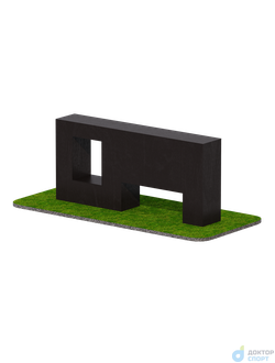Препятствие Стенка с двумя проломами