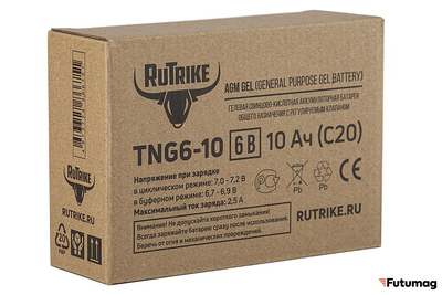 Аккумуляторная батарея RuTrike TNG6-10 (6V10A/H C20)