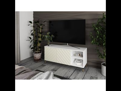 Тумба ТВ №8 МДФ софт (1100*566*420мм), Палома SF 023(софт)/Белый