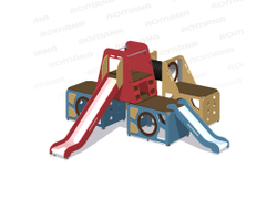 Детский игровой модуль с горкой Romana 115.13.00